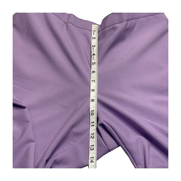 Alfred Dunner Wide Leg Pants Women's 12 Purple 100% Polyester Formal Business - Picture 5 of 6